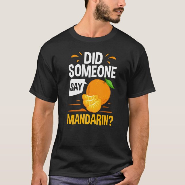 Mandarin Orange Tree Fruit Plant Juice Fresh Canne T-Shirt (Front)