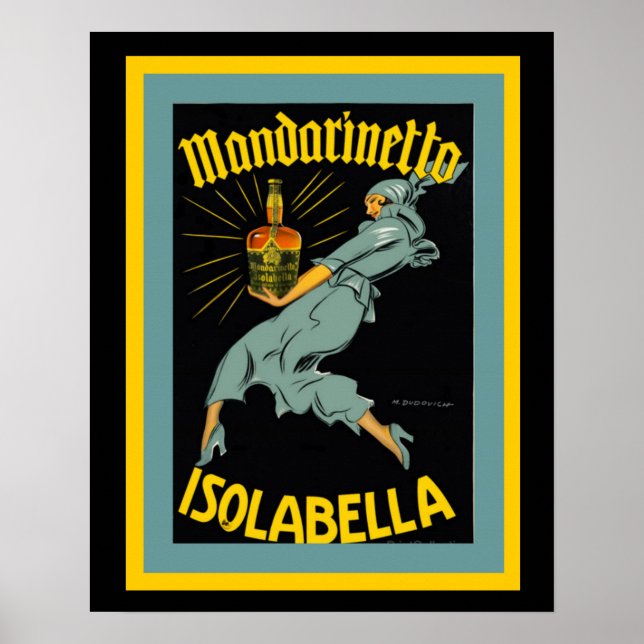 Mandarinetto Isolabella Vintage Ad Poster (Front)