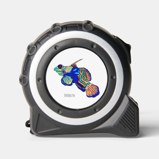 Mandarinfish cartoon illustration  1 (Front)