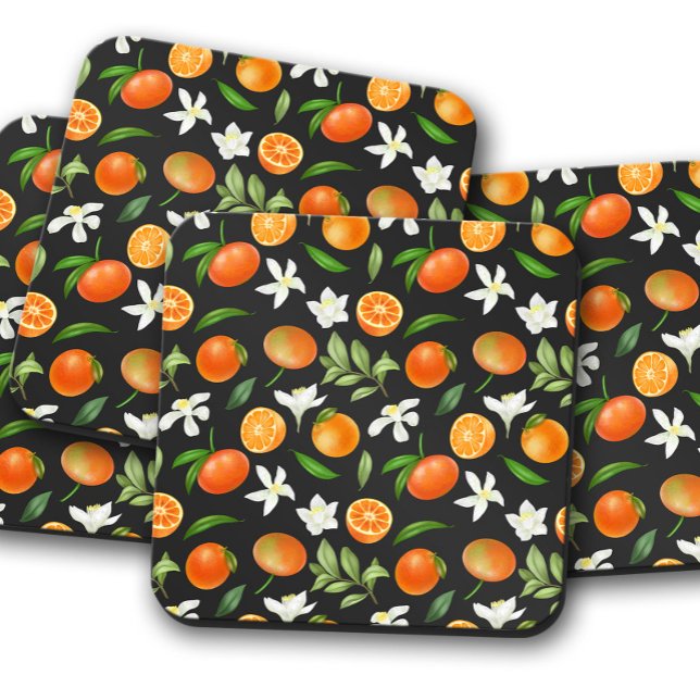 Mandarins Fruit Coaster | Fruit Coaster Set (Creator Uploaded)