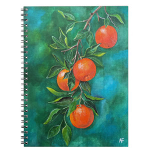 Mandarins on a Winter's Night by Alfred Fox Notebook