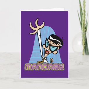Mandark Character Name Graphic Card