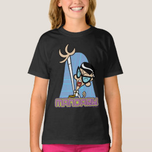 Mandark Character Name Graphic T-Shirt