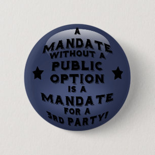 Mandate 6 Cm Round Badge