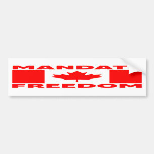 MANDATE FREEDOM BUMPER STICKER