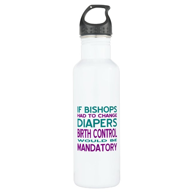 Mandatory Birth Control 2 710 Ml Water Bottle (Front)