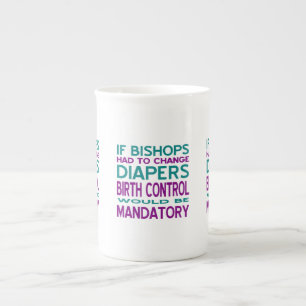 Mandatory Birth Control 2 Bone China Mug