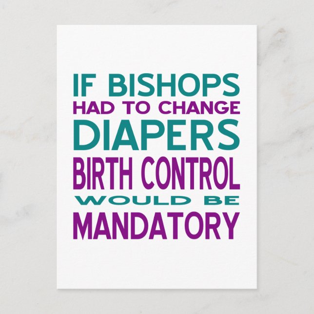 Mandatory Birth Control 2 Postcard (Front)