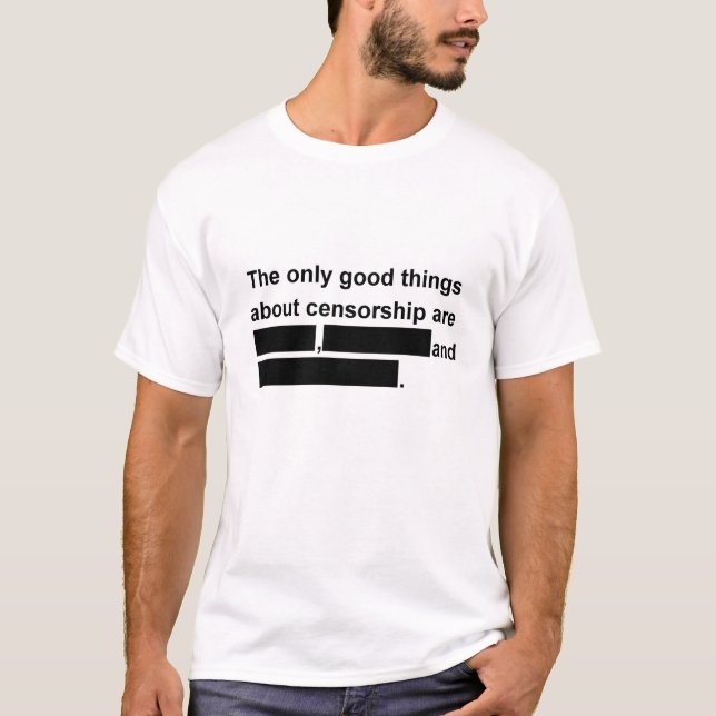 Mandatory Internet Filter - censorship adult Tee (Front)