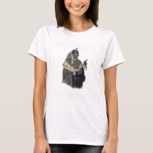 Mandeh-Pahchu, a Young Mandan Indian, plate 24 fro T-Shirt