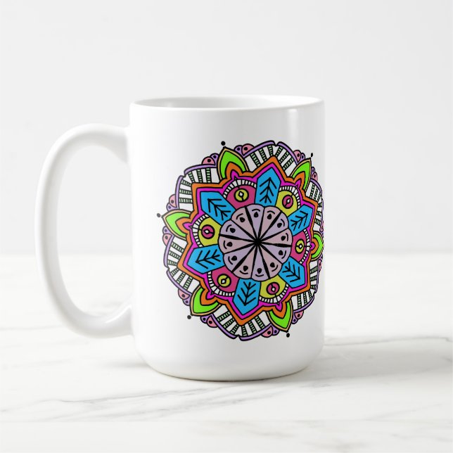 Mandela Designs Coffee Mug (Left)