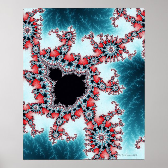 Mandelbrot 7 poster (Front)