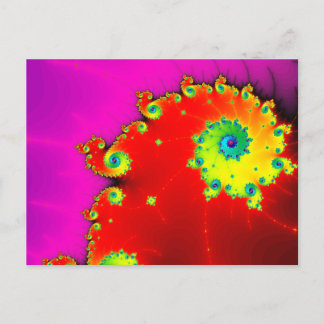 Mandelbrot Art Postcard
