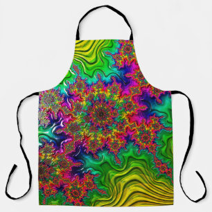 Mandelbrot Color Explosion Apron