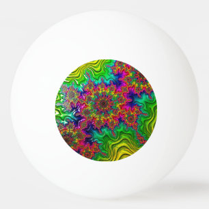Mandelbrot Colour Explosion Ping Pong Ball