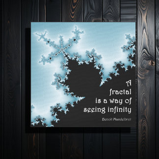 Mandelbrot fractal art canvas print