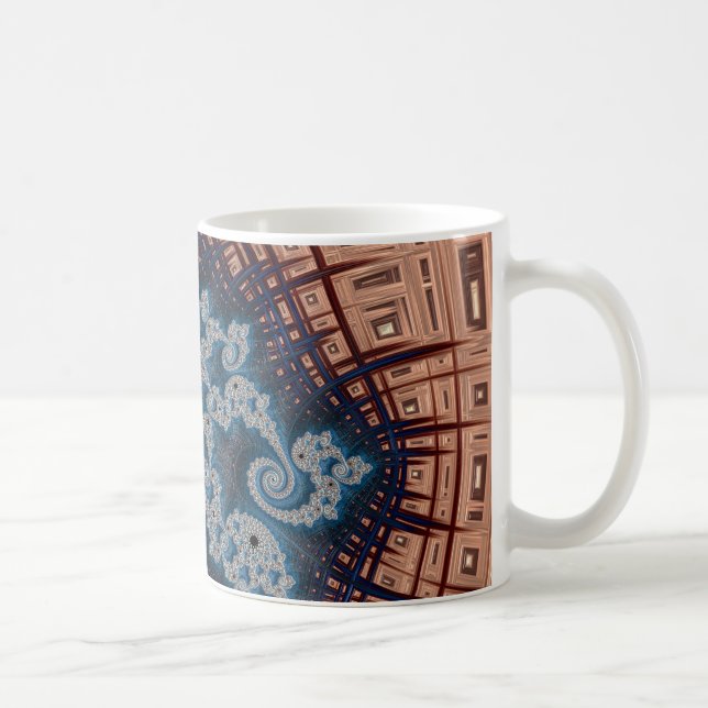 Mandelbrot fractal  coffee mug (Right)