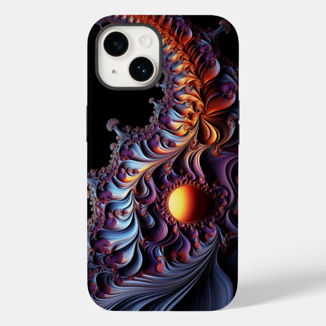 Mandelbrot Fractal Julia Set Case-Mate iPhone Case (Back)
