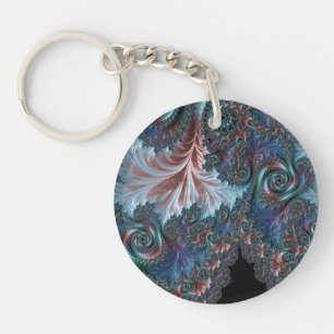 Mandelbrot Fractal Key Ring
