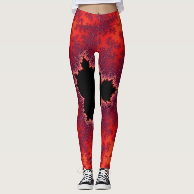 Mandelbrot Fractal Leggings (Front)