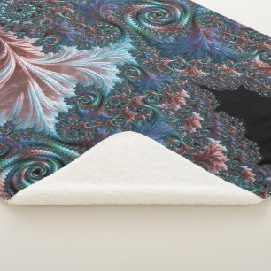 Mandelbrot Fractal Sherpa Blanket