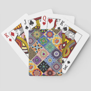Mandelbrot fractals playing cards