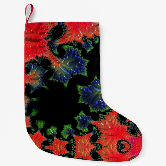 Mandelbrot Garden Christmas Stocking (Front)