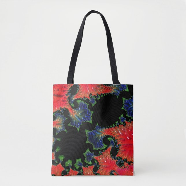 Mandelbrot Garden Tote Bag (Front)