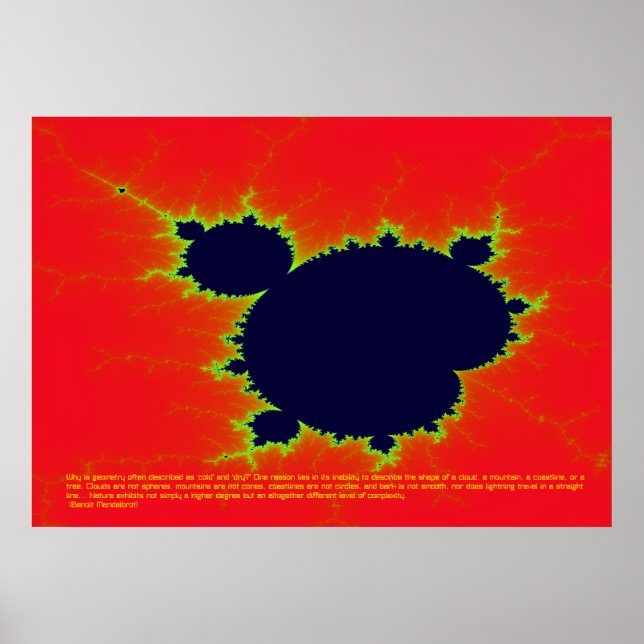 mandelbrot poster (Front)