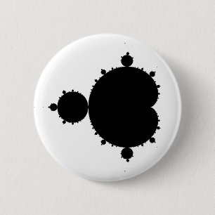 Mandelbrot Set 01 - Fractal 6 Cm Round Badge