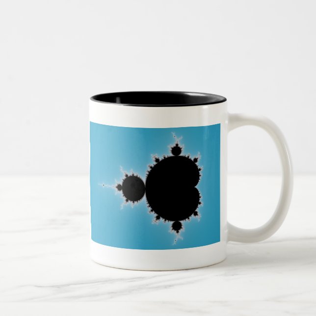 Mandelbrot Set 05 - Fractal Two-Tone Coffee Mug (Right)