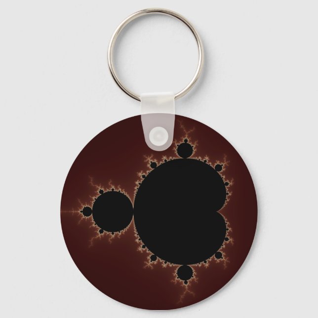 Mandelbrot Set 08 - Fractal Key Ring (Front)