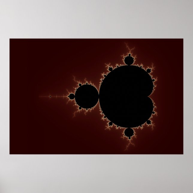 Mandelbrot Set 08 - Fractal Poster (Front)