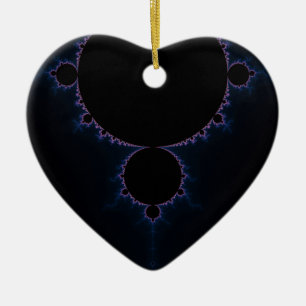 Mandelbrot Set 10 Ceramic Tree Decoration
