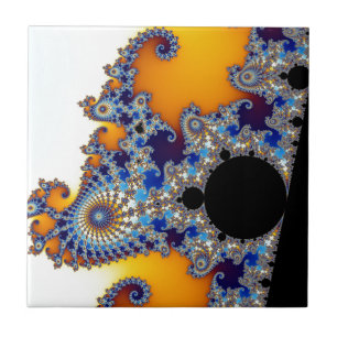 Mandelbrot Set Fractal Seahorse Tile