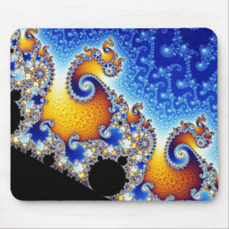 Mandelbrot Set Two-Dimensional Fractal Shape Mouse Mat