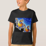 Mandelbrot Set Two-Dimensional Fractal Shape T-Shirt<br><div class="desc">The Mandelbrot set is a mathematical set of points whose boundary is a distinctive and easily recognisable two-dimensional fractal shape. The set is closely related to Julia sets (which include similarly complex shapes) and is named after the mathematician Benoit Mandelbrot,  who studied and popularised it.</div>