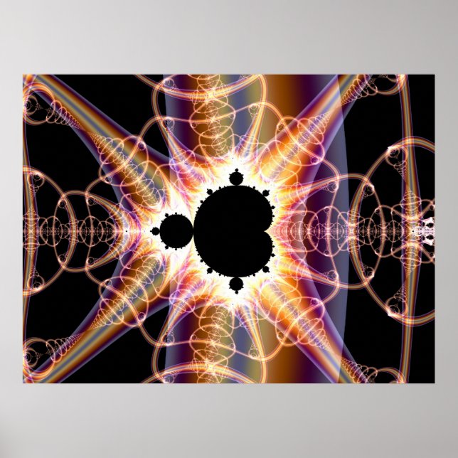 Mandelbrot : translucent poster (Front)