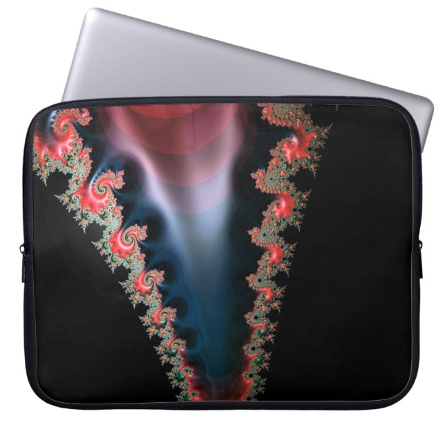Mandelbrot Zip Laptop Sleeve (Front)