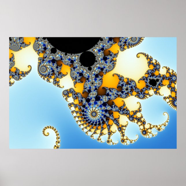 Mandelbrot Zoom D03 Poster (Front)