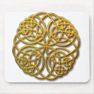 Mandella gold mouse mat