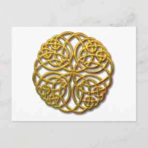 Mandella gold postcard