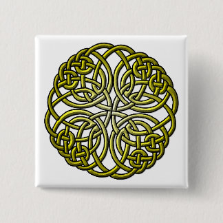 Mandella green 15 cm square badge