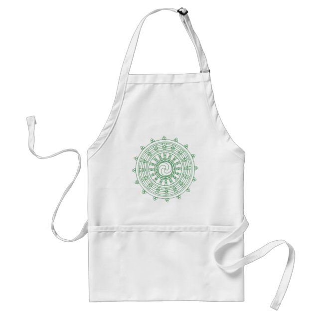 mandella green standard apron (Front)
