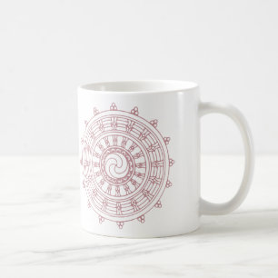 mandella pink coffee mug