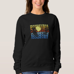 Mandeville Louisiana Beach La Beach Bum Us Cities  Sweatshirt