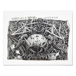 Mandible Death Operator, by Brian Benson Photo Print