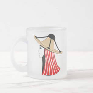 Mandil w Chachiya: Symbols of Jebala Identity Frosted Glass Coffee Mug
