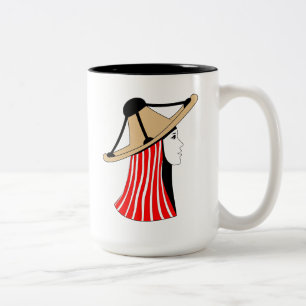 Mandil w Chachiya: Symbols of Jebala Identity Two-Tone Coffee Mug