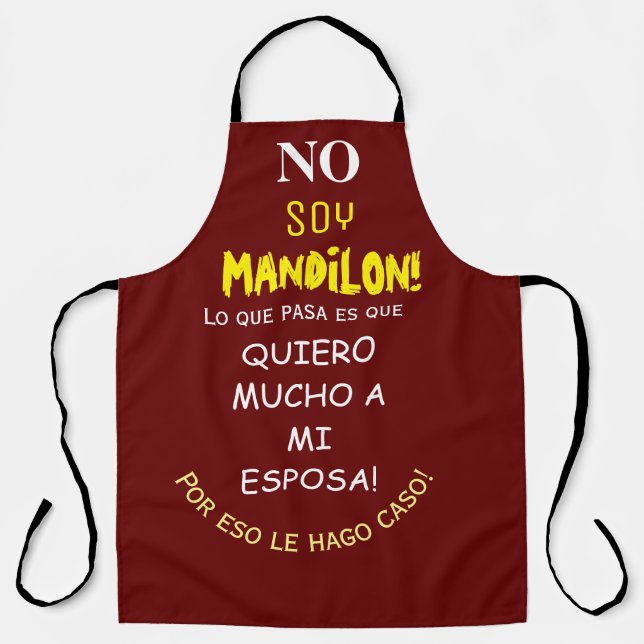 mandilon round clock apron (Front)